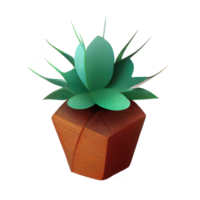 Beautiful plants in ceramic pots . png