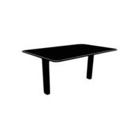 Nice Table silhouettes vector Design. Black illustration. Black Table.