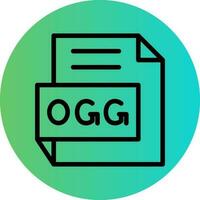 OGG Vector Icon Design