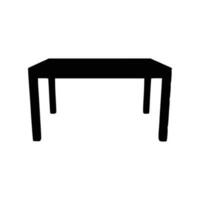 Nice Table silhouettes vector Design. Black illustration. Black Table.