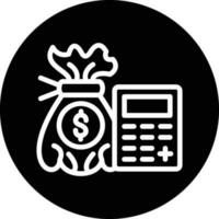 Budget Vector Icon Design