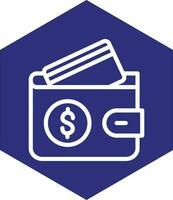 Wallet Vector Icon Design