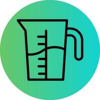 Measuring Jug Vector Icon Design