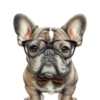 bouledogue . ai généré png