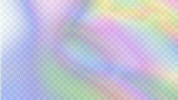 Modern blurred gradient background in trendy retro 90s, 00s style. Y2K aesthetic. Rainbow light prism effect. Hologram reflection. Poster template for social media posts, digital marketing vector