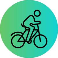 diseño de icono de vector de ciclismo