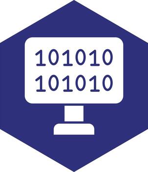 Binary Code Vector Icon design