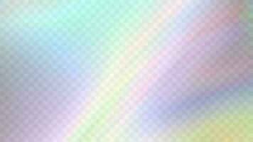 Modern blurred gradient background in trendy retro 90s, 00s style. Y2K aesthetic. Rainbow light prism effect. Hologram reflection. Poster template for social media posts, digital marketing vector