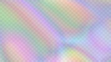 Modern blurred gradient background in trendy retro 90s, 00s style. Y2K aesthetic. Rainbow light prism effect. Hologram reflection. Poster template for social media posts, digital marketing vector