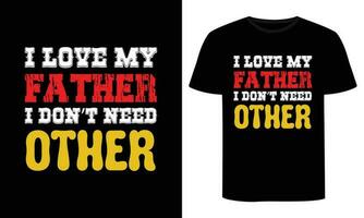 del padre día camiseta diseño, papá camiseta diseño, vector gráfico, tipográfico póster o camiseta.