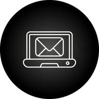 Laptop Mail Vector Icon