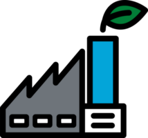 usine icône cette est écologiquement amical. png