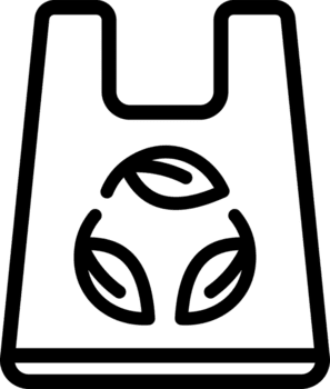 reciclado plástico saco ícone. png