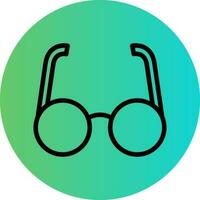 Glasses Vector Icon Design