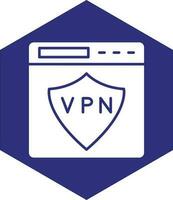 diseño de icono de vector vpn