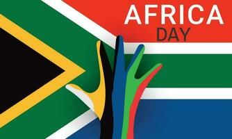 Africa Day. Template for background, banner, card, poster. vector illustration.