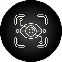 Eye Recognition Vector Icon