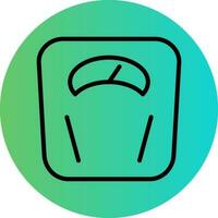 Weight Scale Vector Icon Design