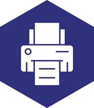 diseño de icono de vector de impresora