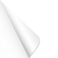 blanc page coin png