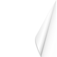 blanc page coin png