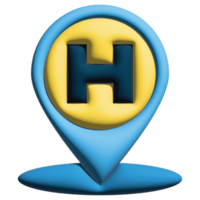 3d Hotel perno png