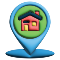 3d casa PIN png