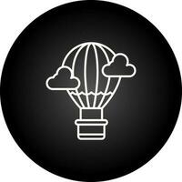 Hot Air Balloon Vector Icon