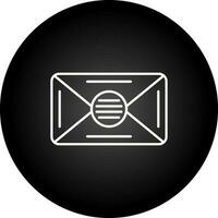 icono de vector de correo