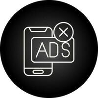 AD Block Vector Icon