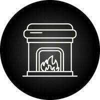 Fireplace Vector Icon