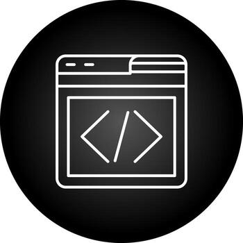 Web Programing Vector Icon