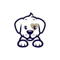 cute dog illustration vector ...