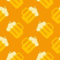 beer seamless pattern vector illustration