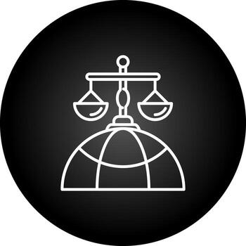 International Law Vector Icon