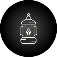 Oil Lamp Vector Icon