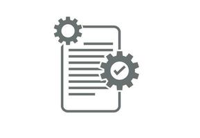 Technical check list. Vector checklist clipboard icon