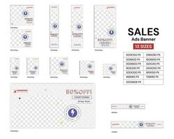 Maximize Your Sales Potential with Striking Flash Sale Banner Designs vector