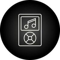 icono de vector de reproductor de música