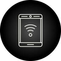 Phone With Signal Vector Icon