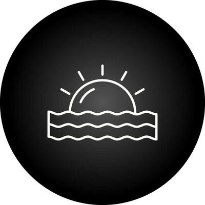 Sunset Vector Icon