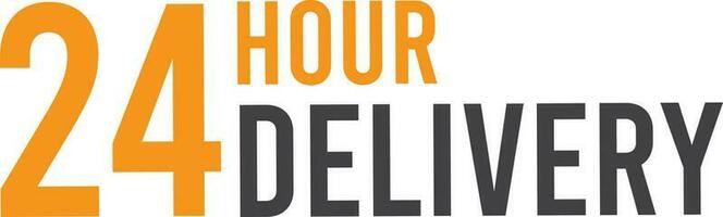 24 hour  delivery time vector free download