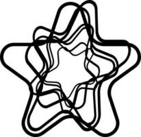 Dynamic Vector star shape that you can use as logo, symbol, background, icon, etc.