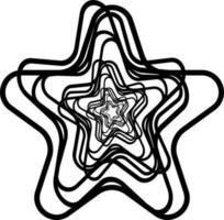 Dynamic Vector star shape that you can use as logo, symbol, background, icon, etc.