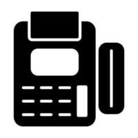 Pos Terminal Icon Design vector