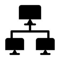Peer To Peer Icon Design vector