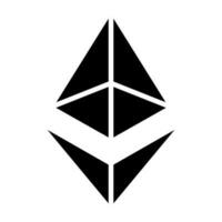 Ethereum Icon Design vector