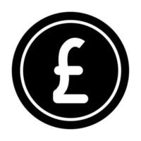 Pound Currency Icon Design vector