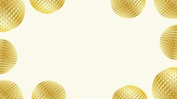 Gold and White Background with Copy Space vector