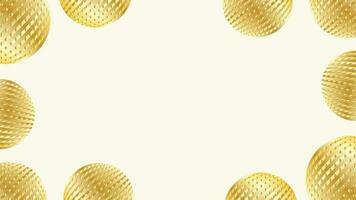 Gold and White Background with Copy Space vector